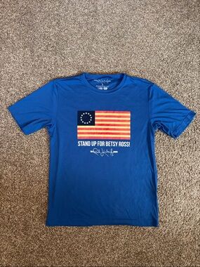 Stand Up For Betsy Ross Blue Graphic Tee